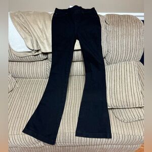 SPANX high rise pull on flare stretch jeans
